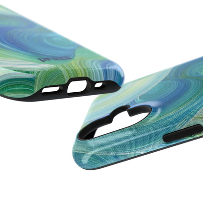 Swirling Ocean Impact-Resistant Phone Case