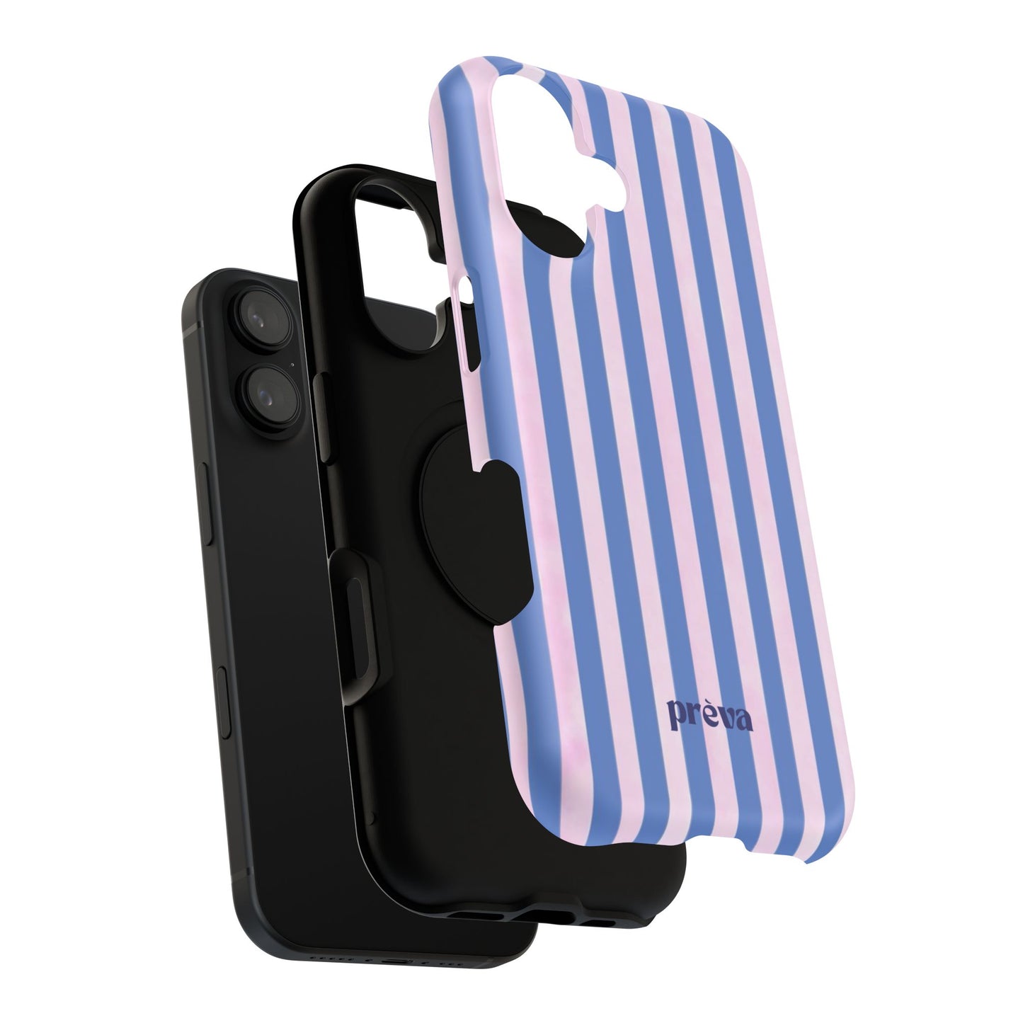 Striped Purple and Pink Phone Case