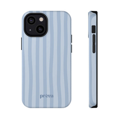 Pastel Blue Stripes Phone Case