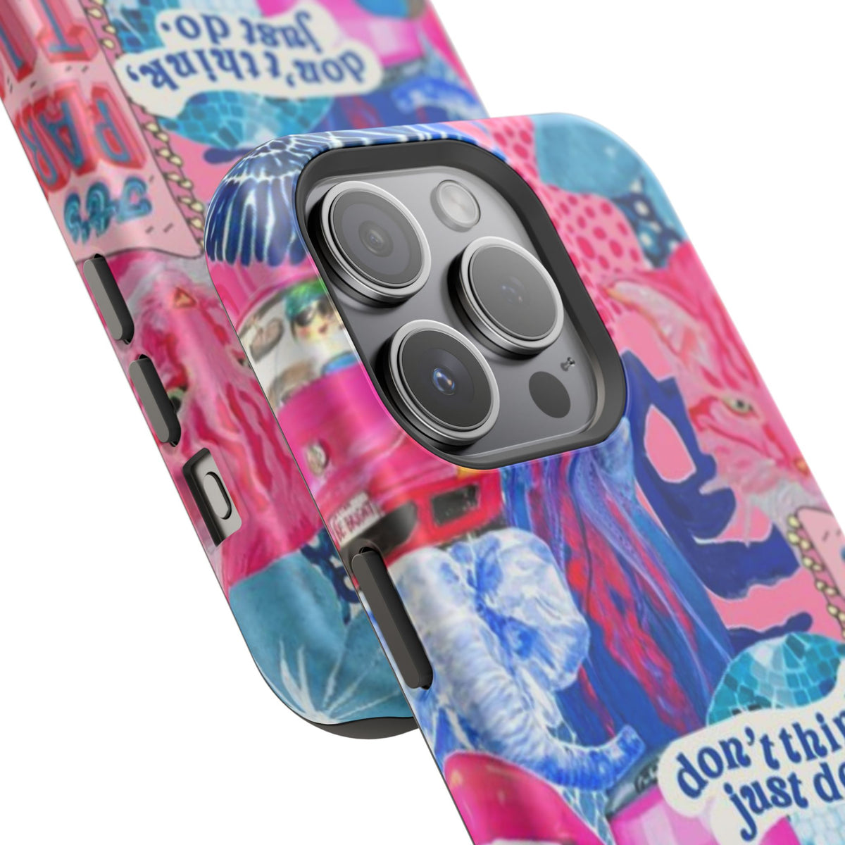 Vibrant Galaxy Collage Phone Case