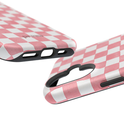 Pink Checkers Phone Case