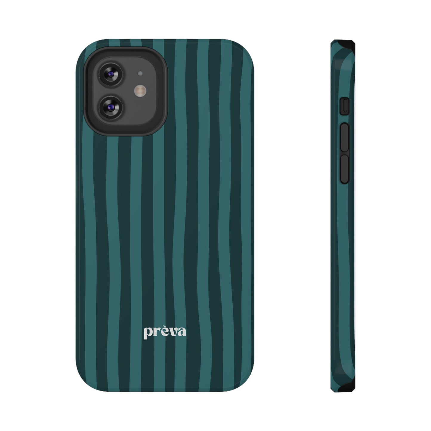 Dark Stripes Turquoise Phone Case