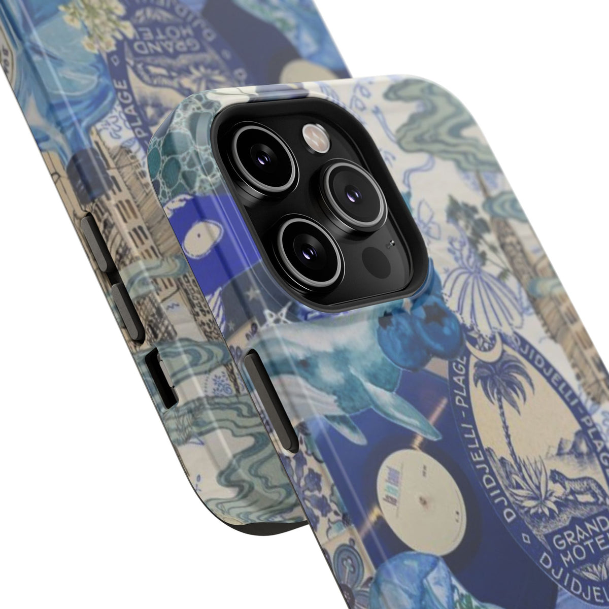 Blue Night Collage Phone Case