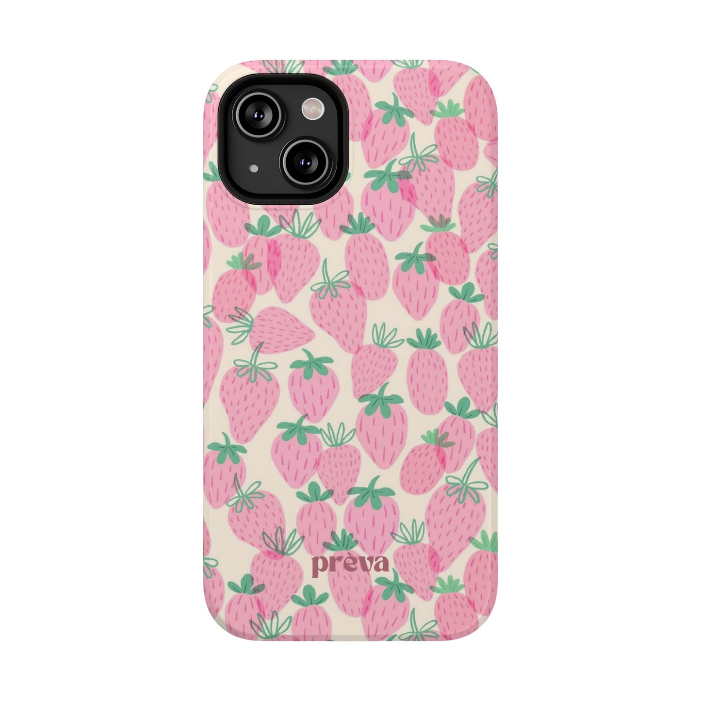 Pink Strawberry Phone Case