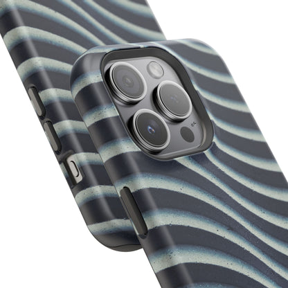 Navy Waves Phone Case