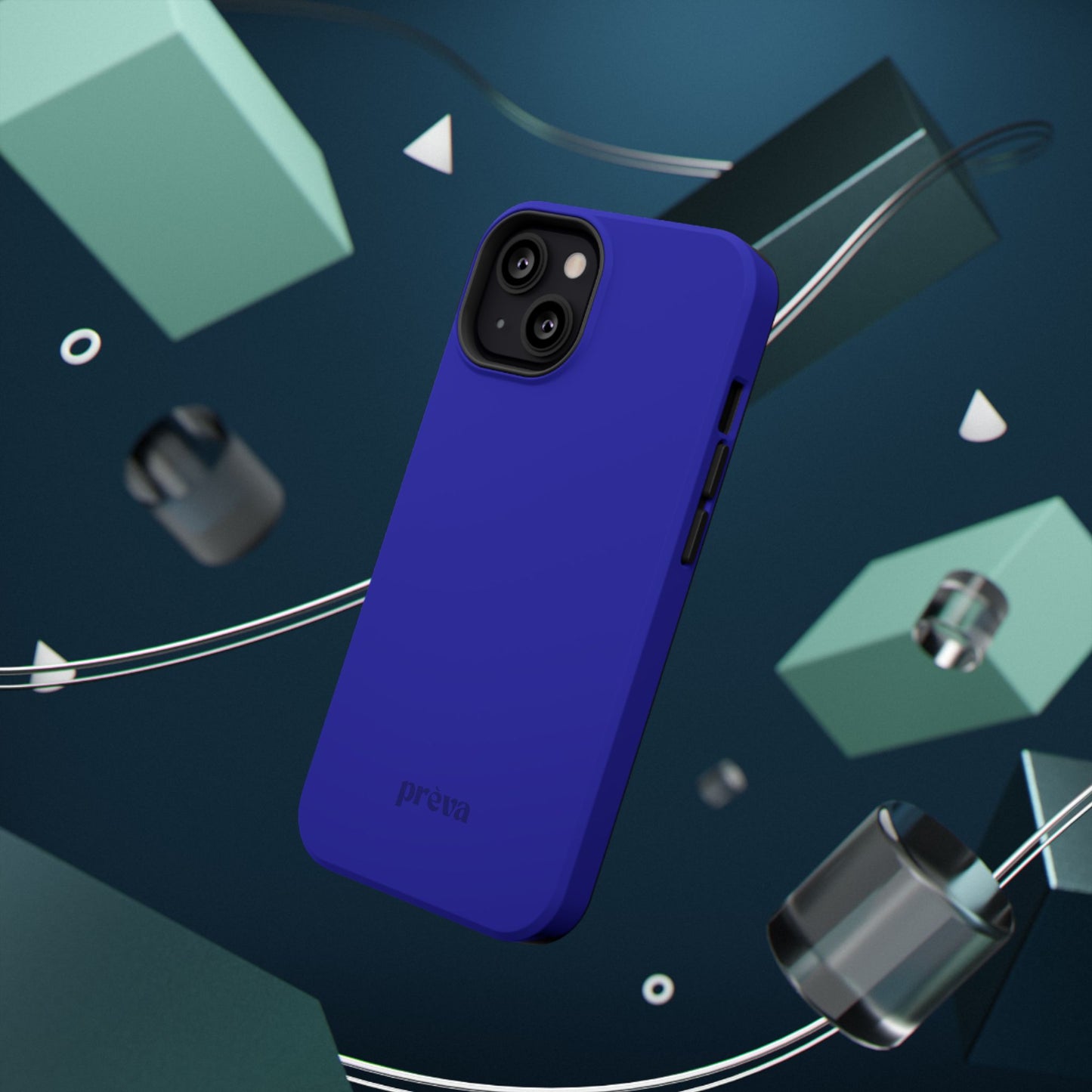 Neon Dark Blue Phone Case