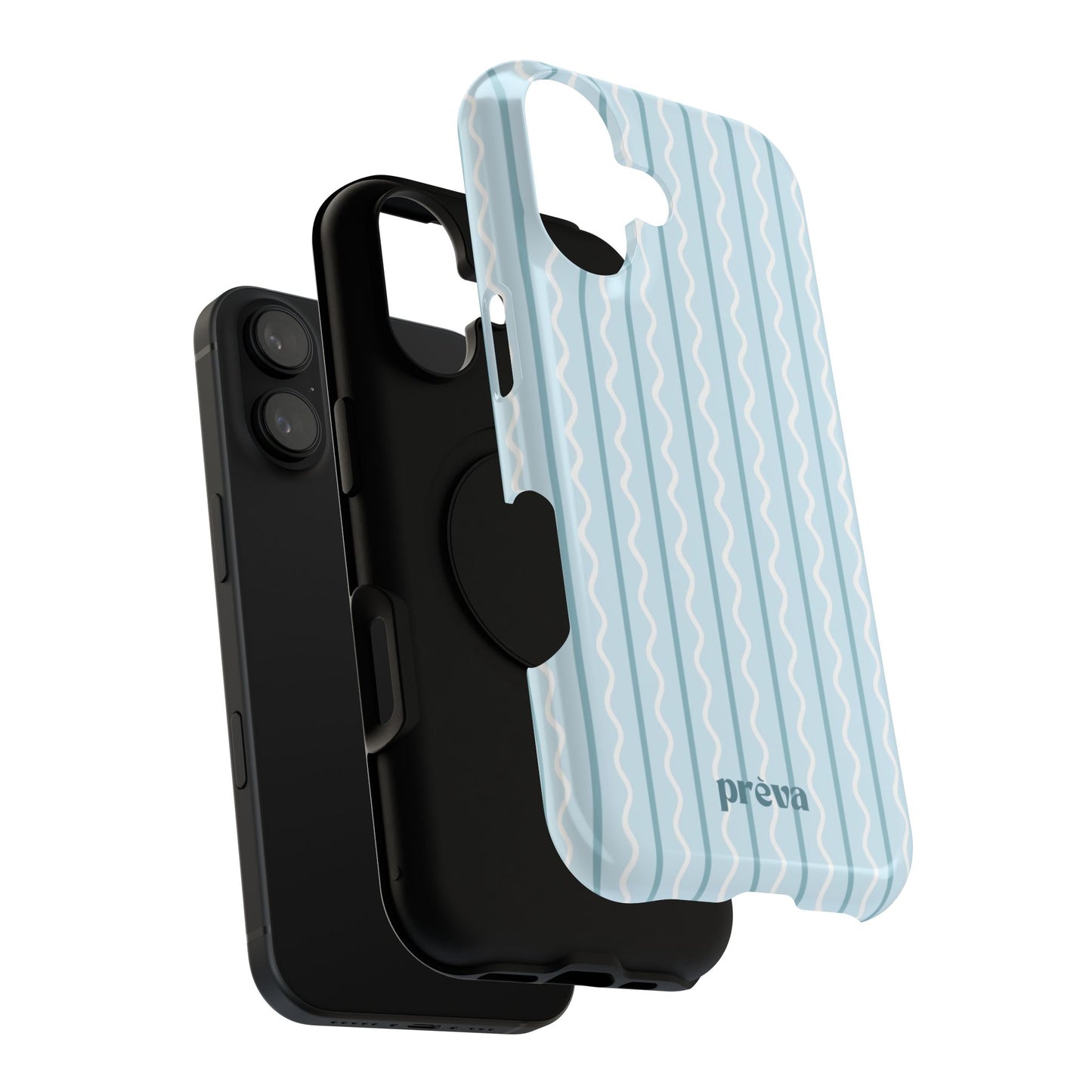 Blue Island Stripes Phone Case