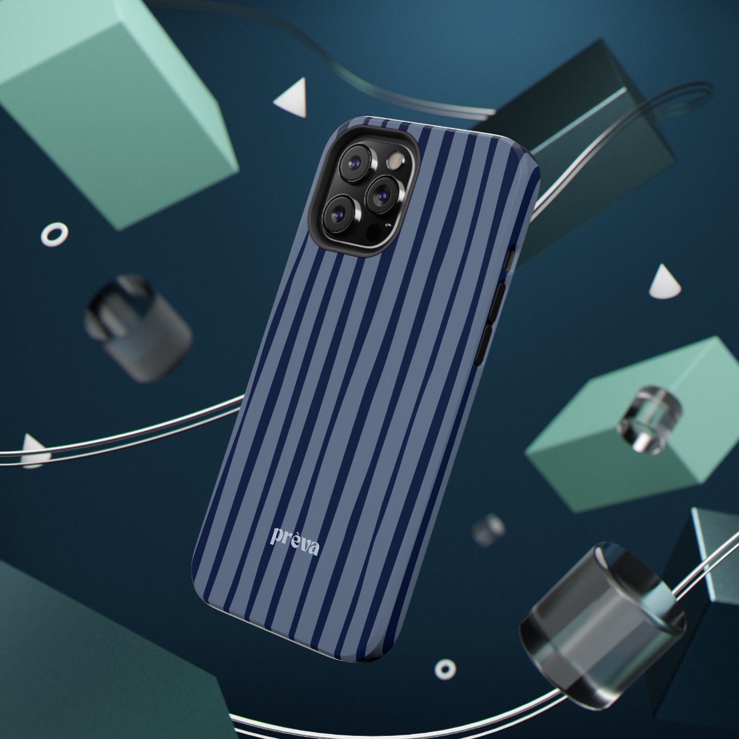 Navy Stripe Phone Case