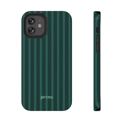 Striped Green Phone Case
