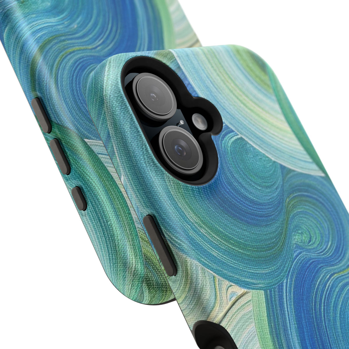 Swirling Ocean Impact-Resistant Phone Case