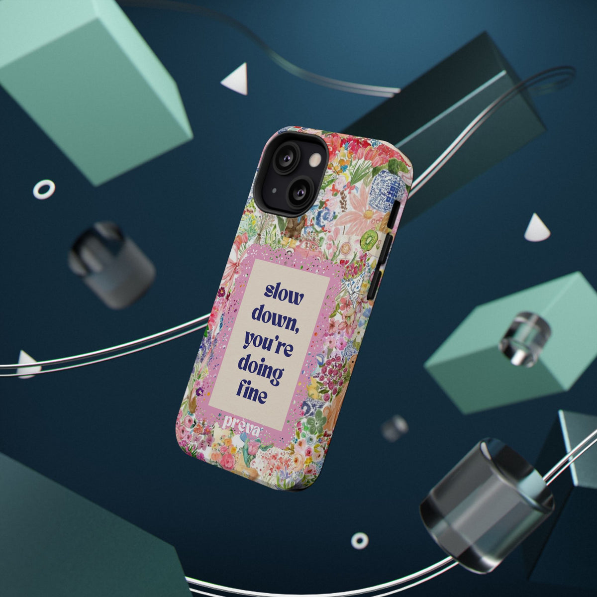 Slow Down Flowers x notsoken Phone Case