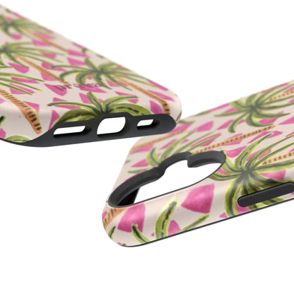 Phone Case — Pink Palm Tree Impact-Resistant Protector