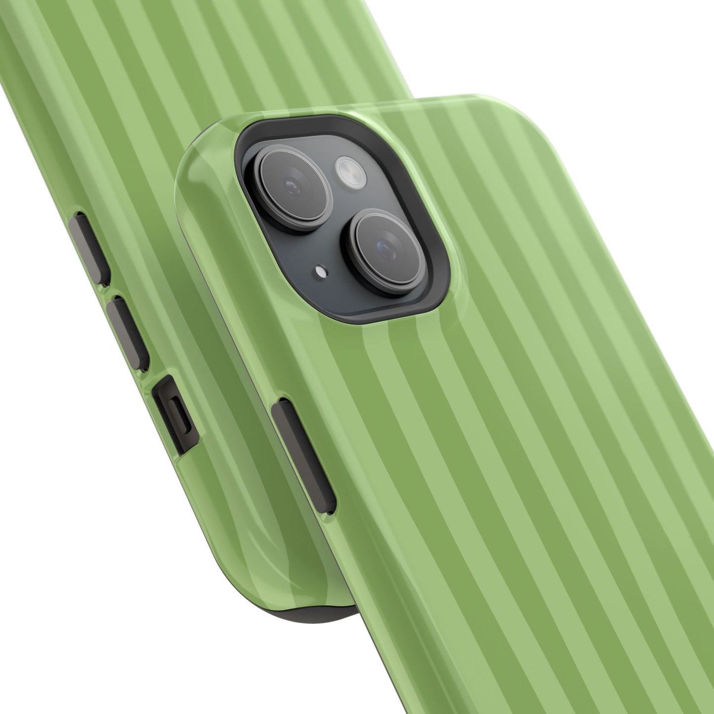 Light Green Stripes Phone Case