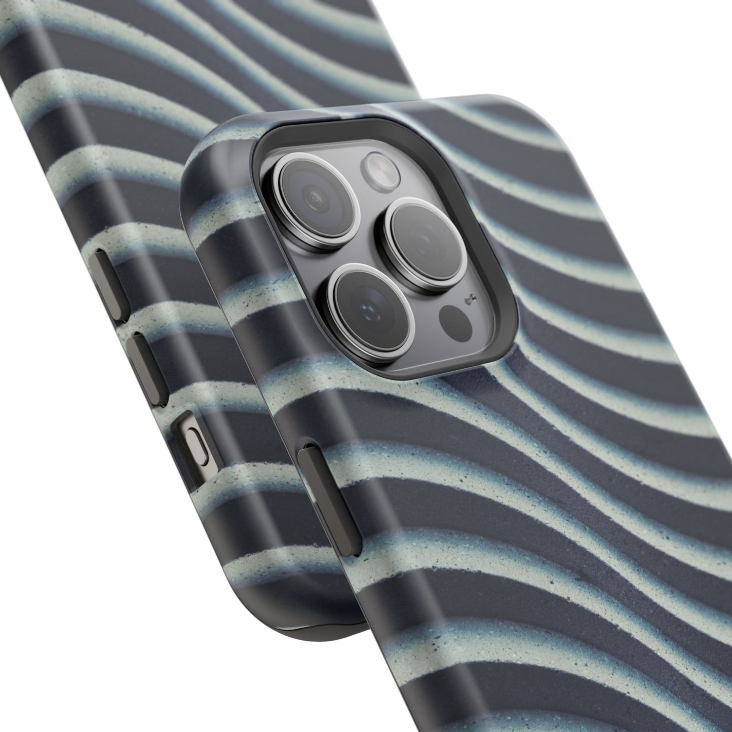 Navy Waves Phone Case