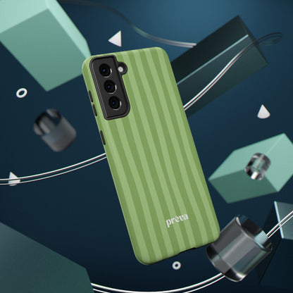 Light Green Stripes Phone Case