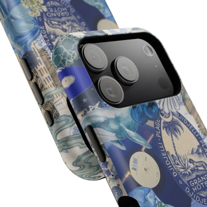 Blue Night Collage Phone Case