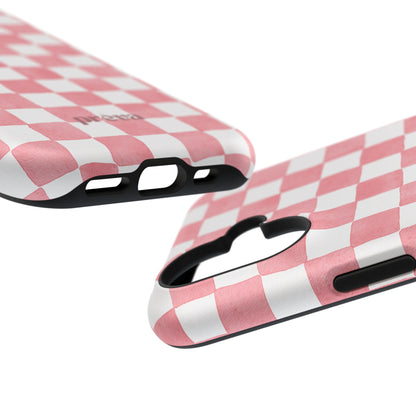 Pink Checkers Phone Case