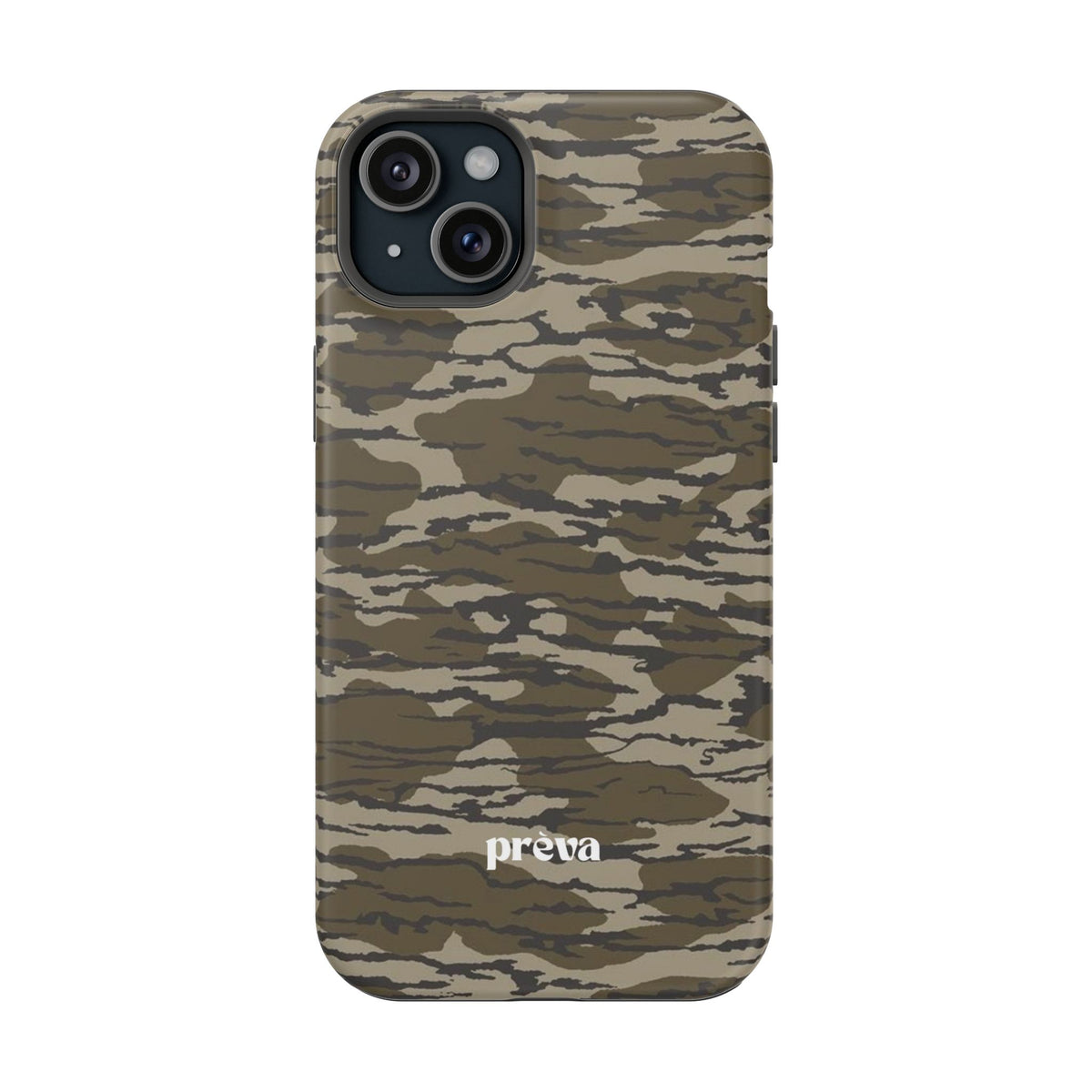 Camo Impact-Resistant Phone Case — Military Green Rugged Protection
