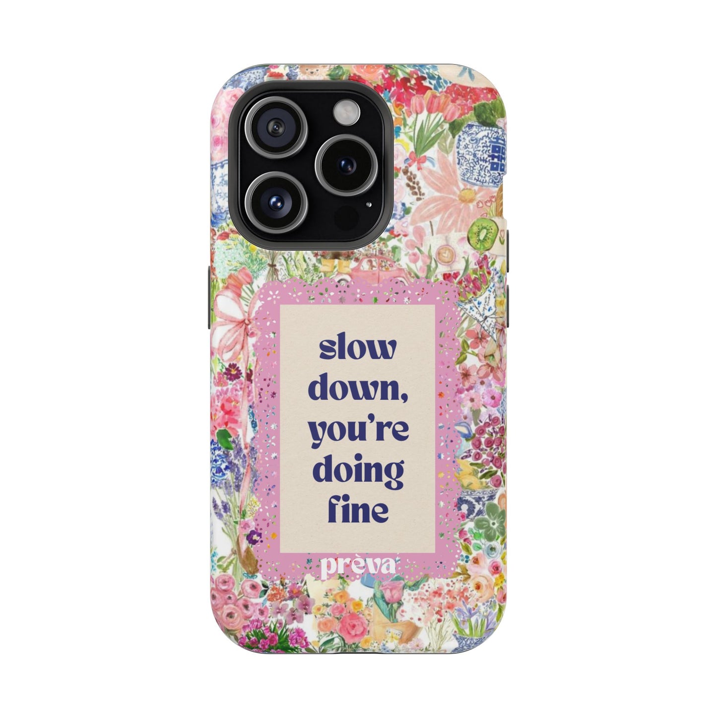 Slow Down Flowers x notsoken Phone Case