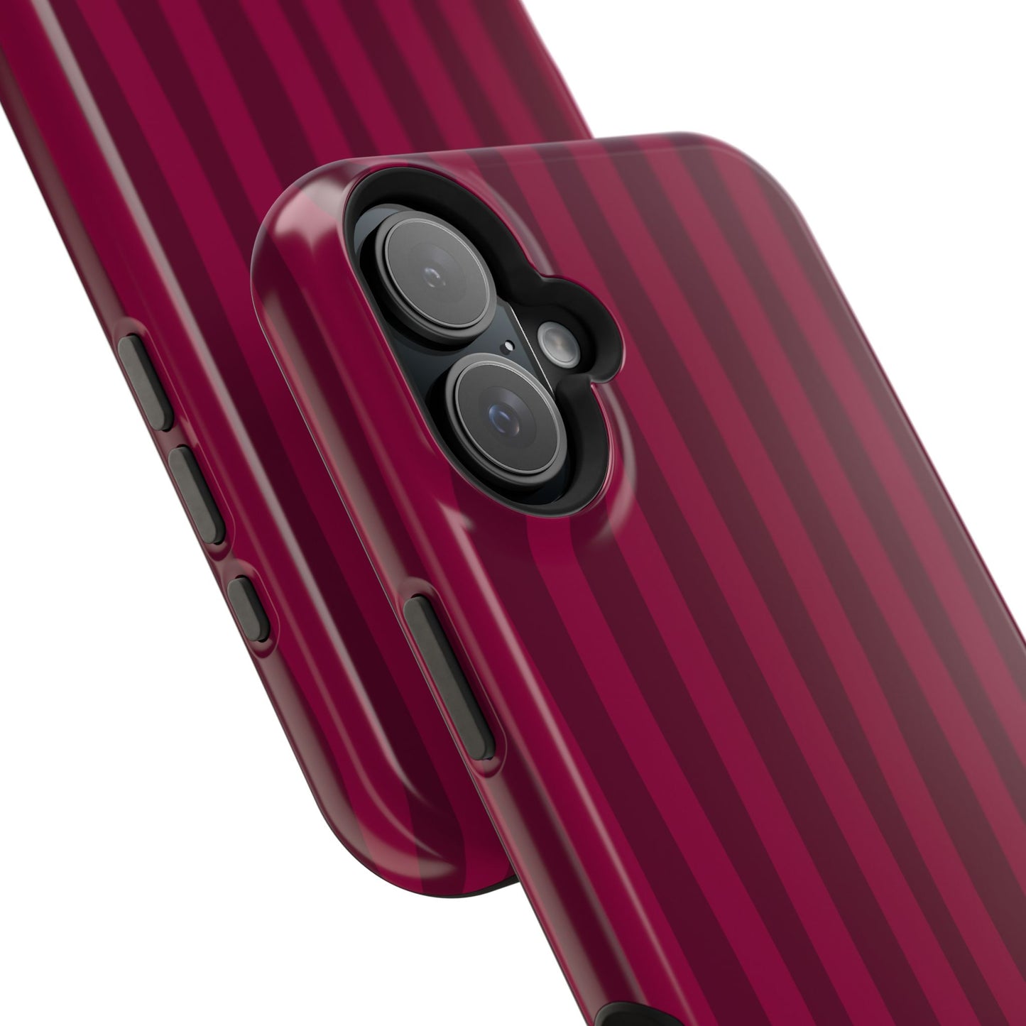 Burgandy Stripes x Ava Dudderar Phone Case
