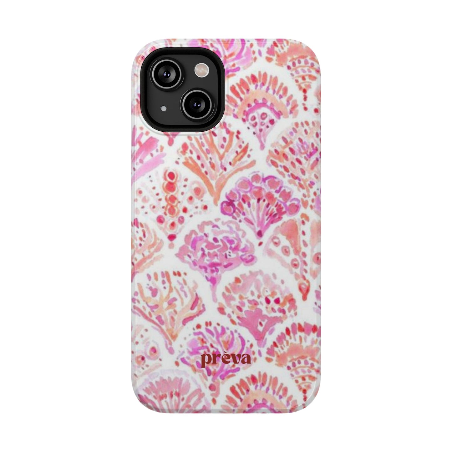 Pink Shell Watercolor Phone Case