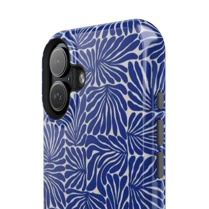 Blue Abstract Greek Phone Case