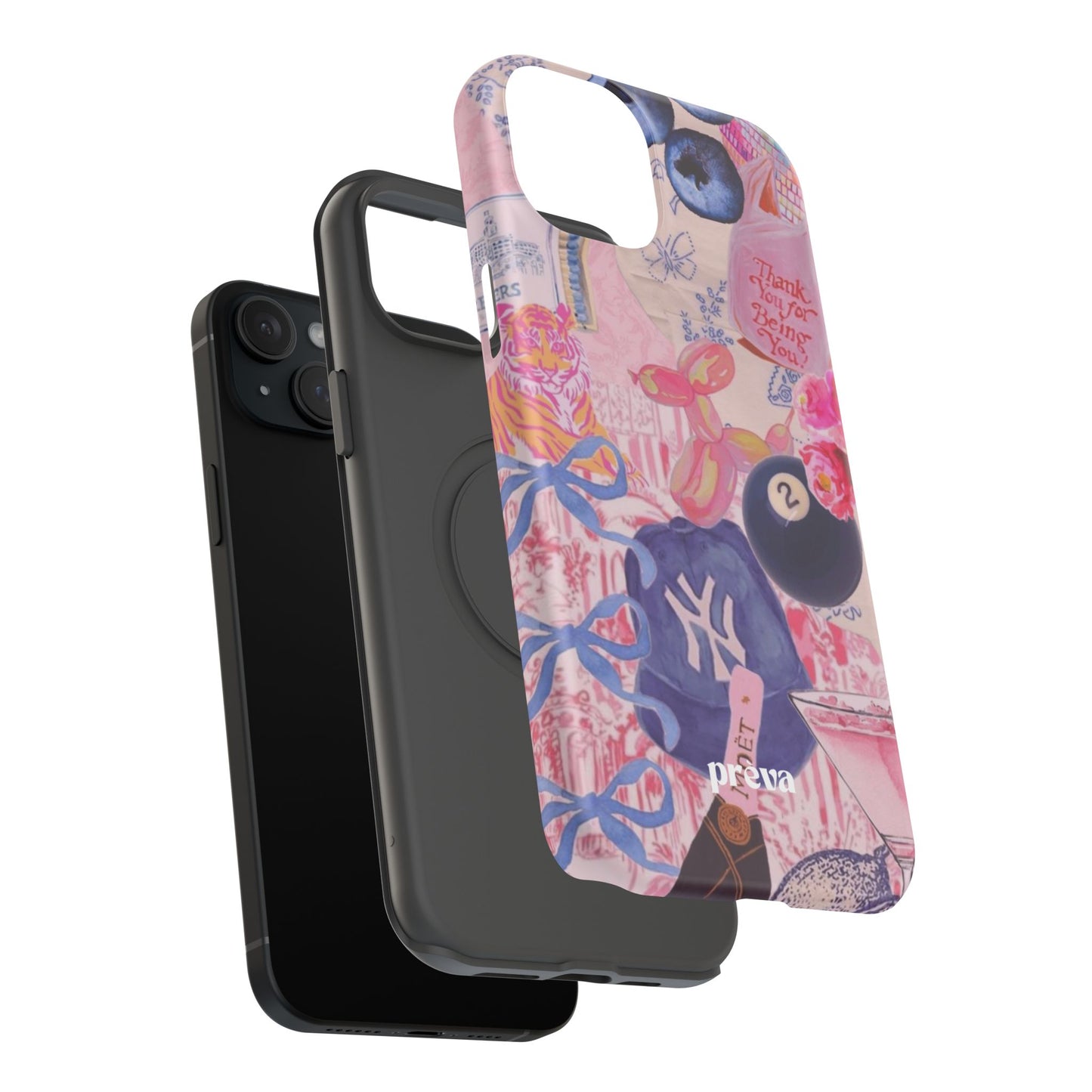 Retro 8 Ball Collage Phone Case