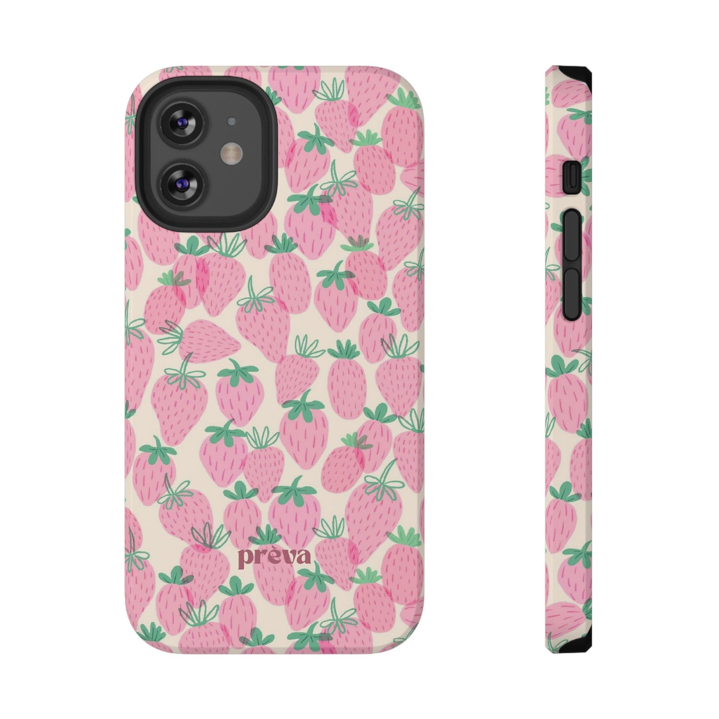 Pink Strawberry Phone Case