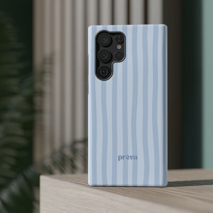 Pastel Blue Stripes Phone Case