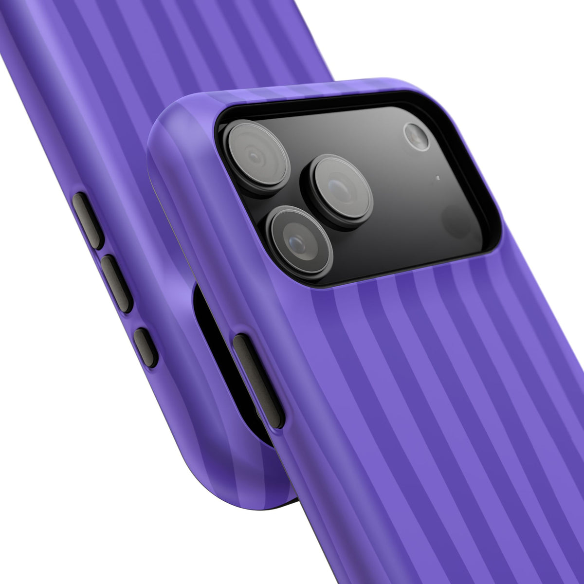 Dark Purple Stripes Phone Case