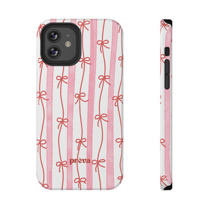 Pink Bow Chain Phone Case