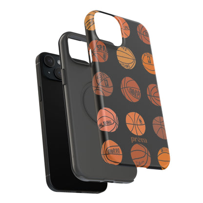 Black Basketball Phone Case