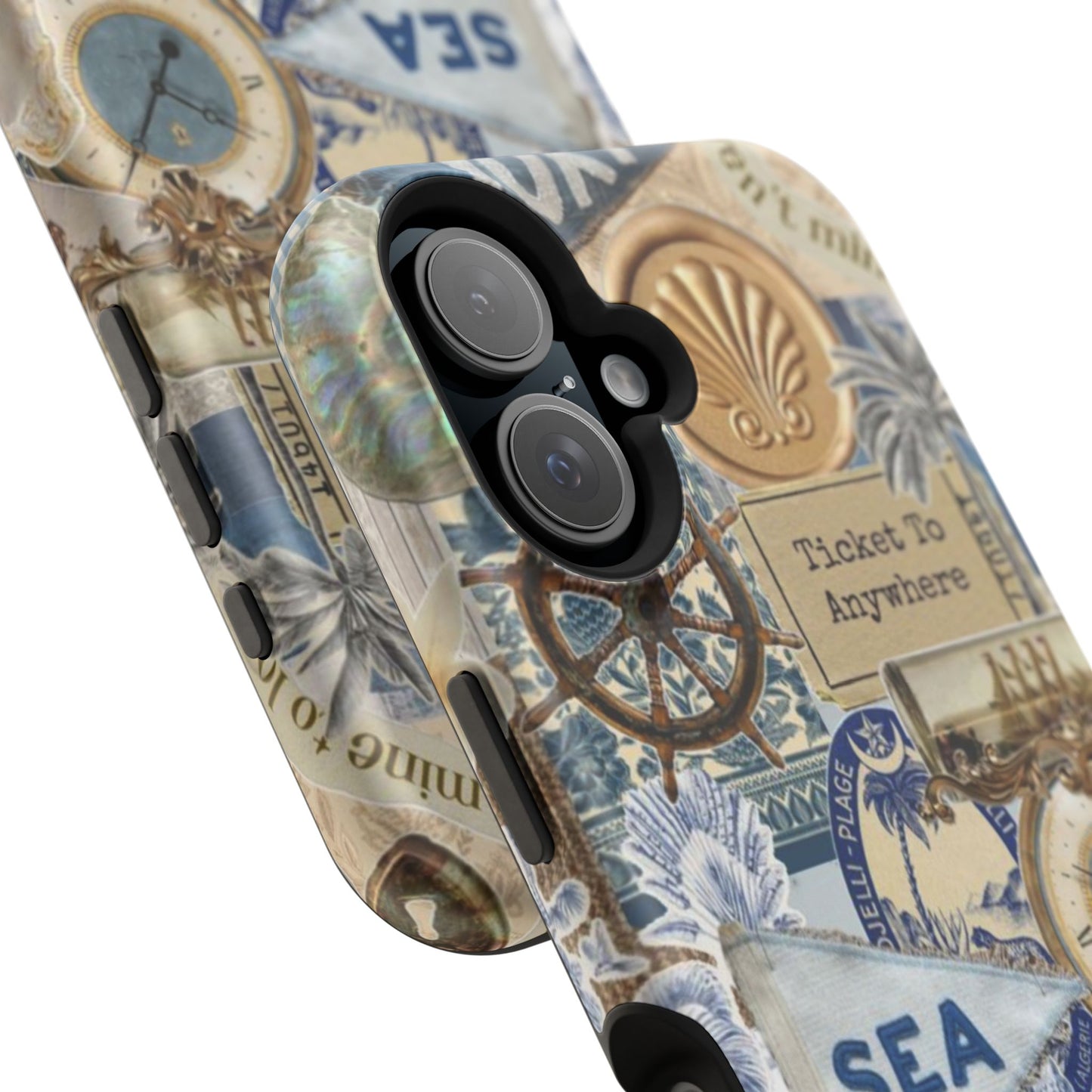 Neutral Travel Collage Phone Case