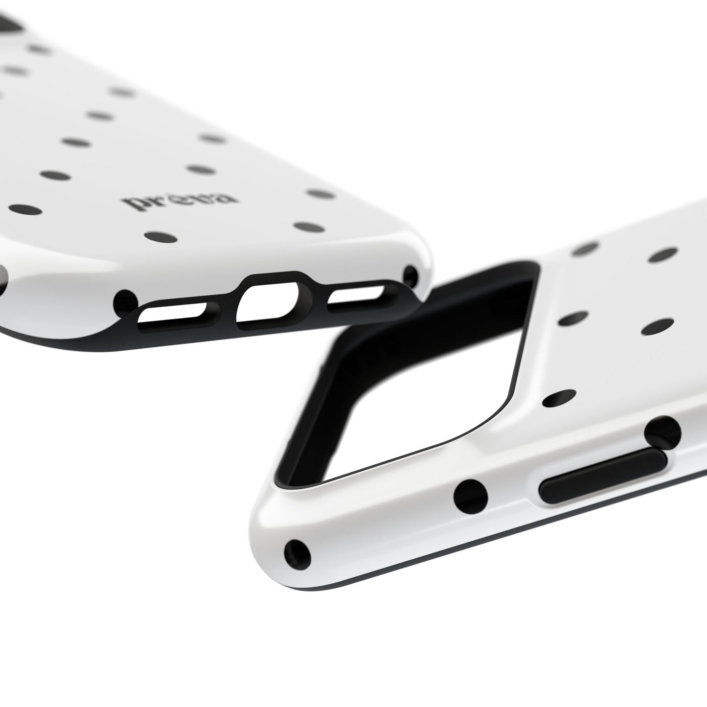 B&W polka dots Phone Case