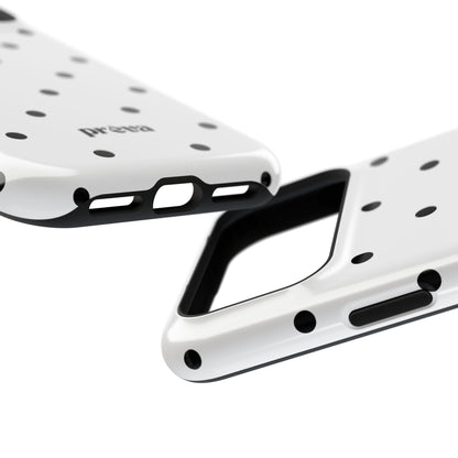 B&W polka dots Phone Case