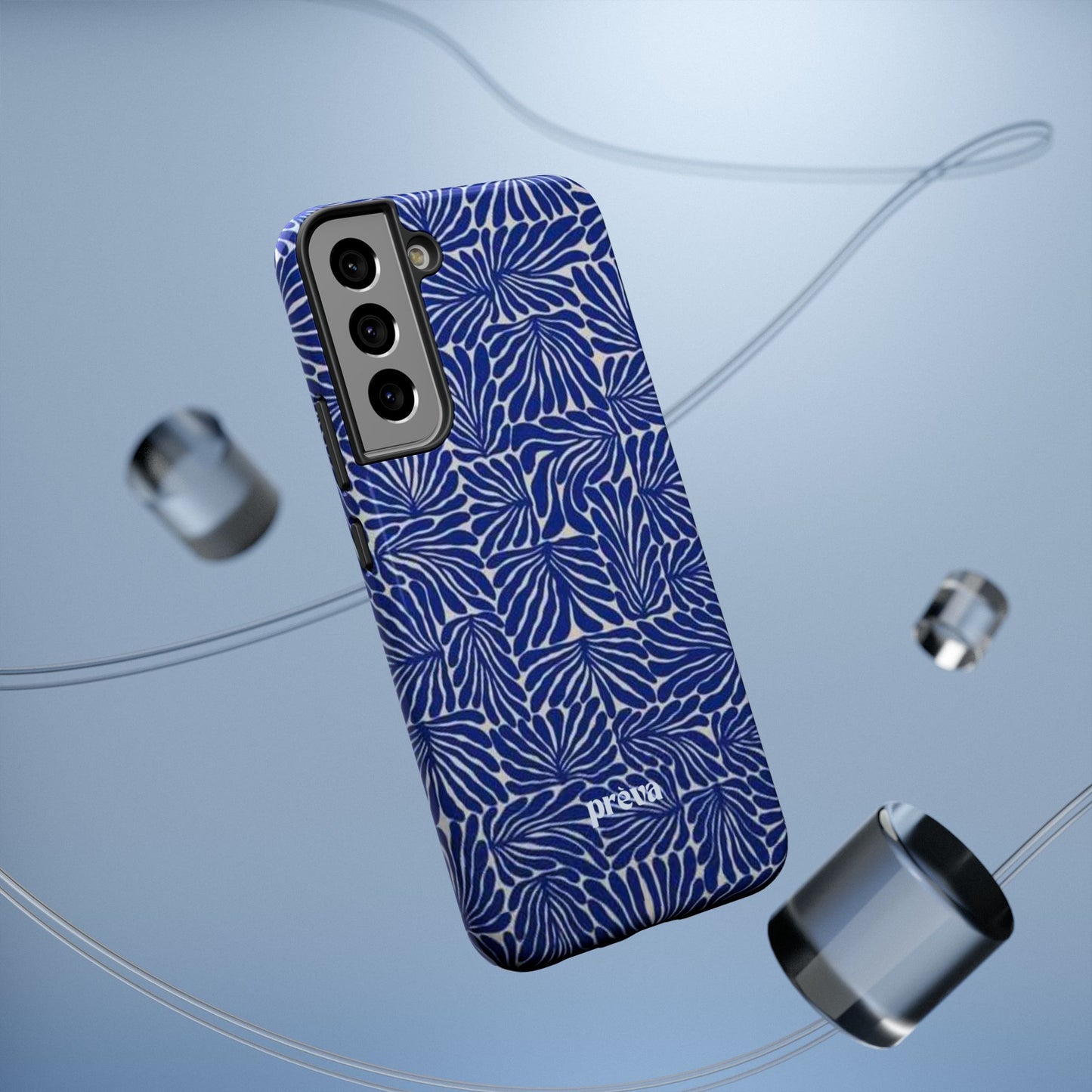 Blue Abstract Greek Phone Case