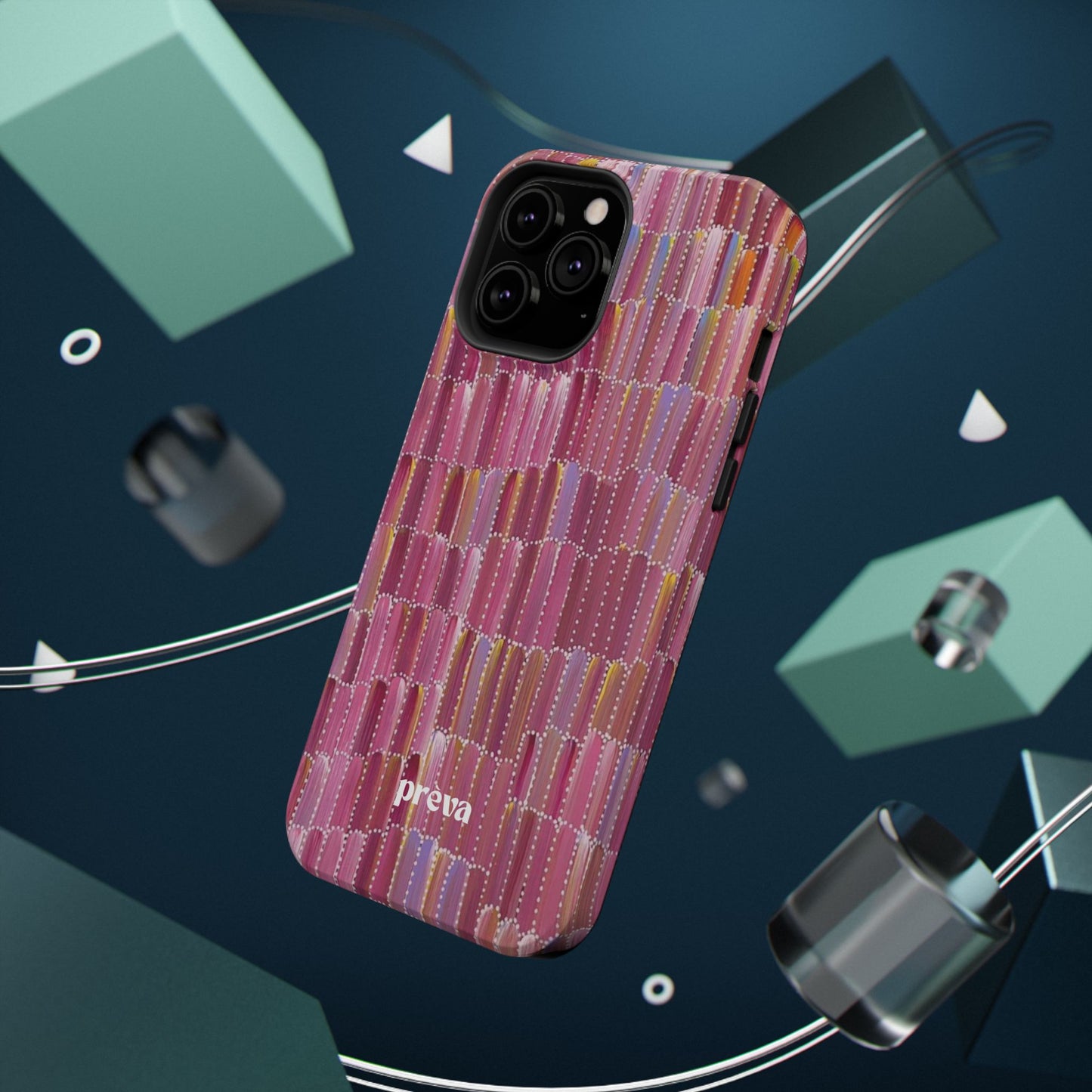 Pink Brushstroke Phone Case
