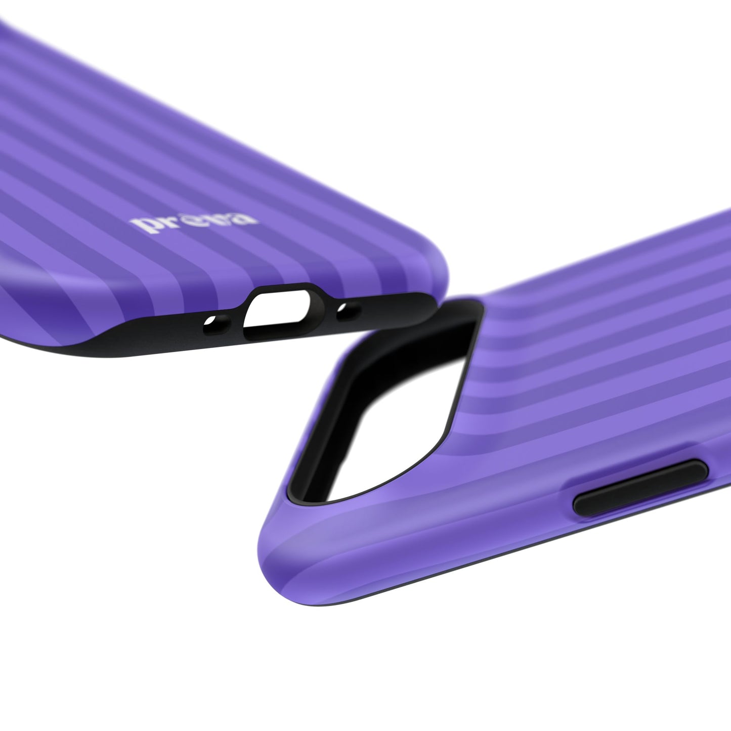 Dark Purple Stripes Phone Case