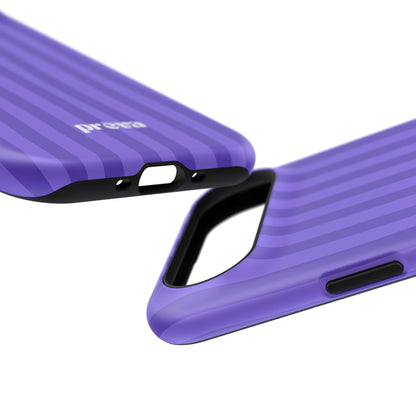 Dark Purple Stripes Phone Case