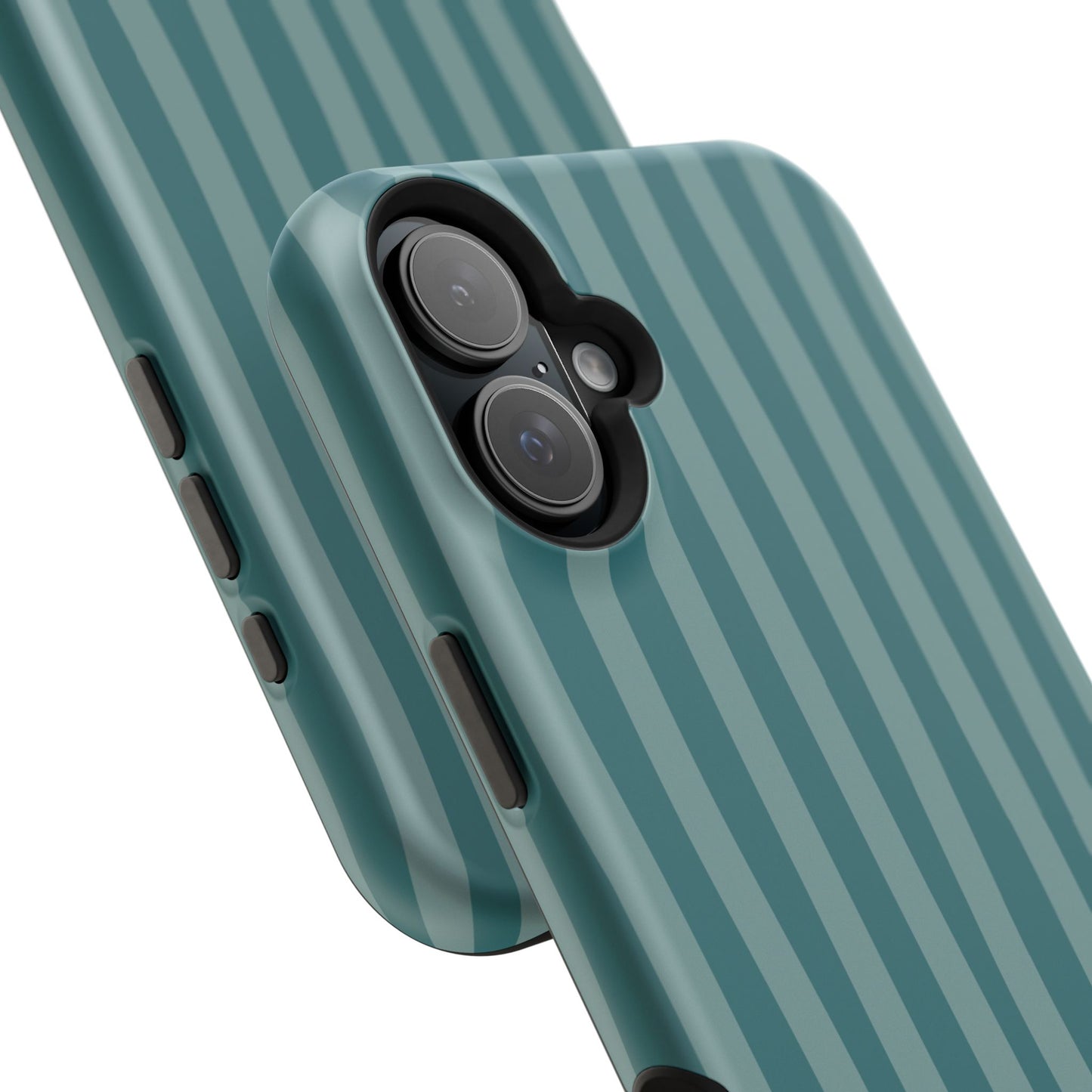 Striped Teal Phone Case