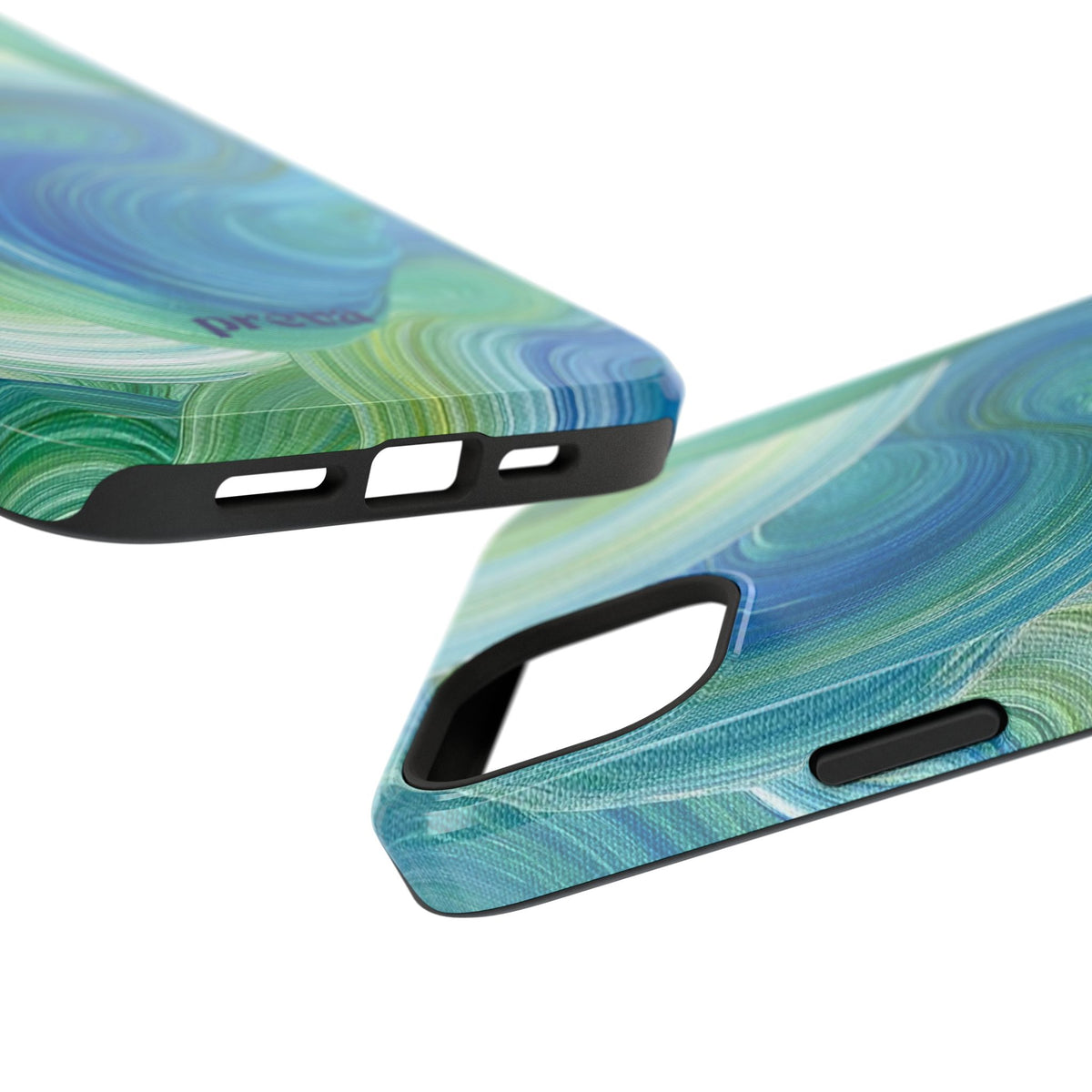Swirling Ocean Impact-Resistant Phone Case