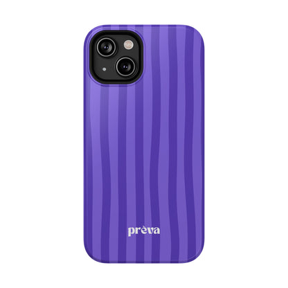 Dark Purple Stripes Phone Case
