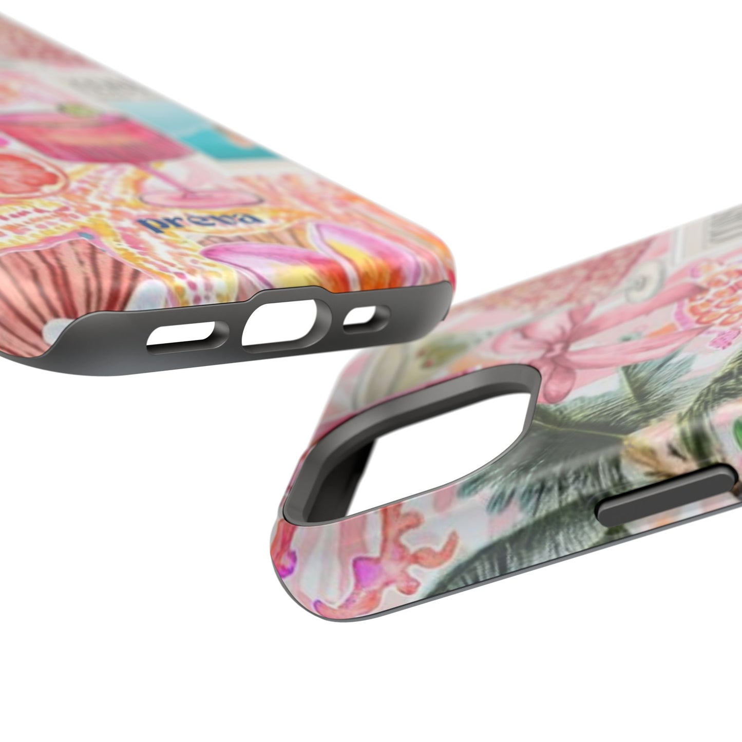 Pink Cocktail Collage Phone Case