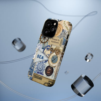 Neutral Travel Collage Phone Case