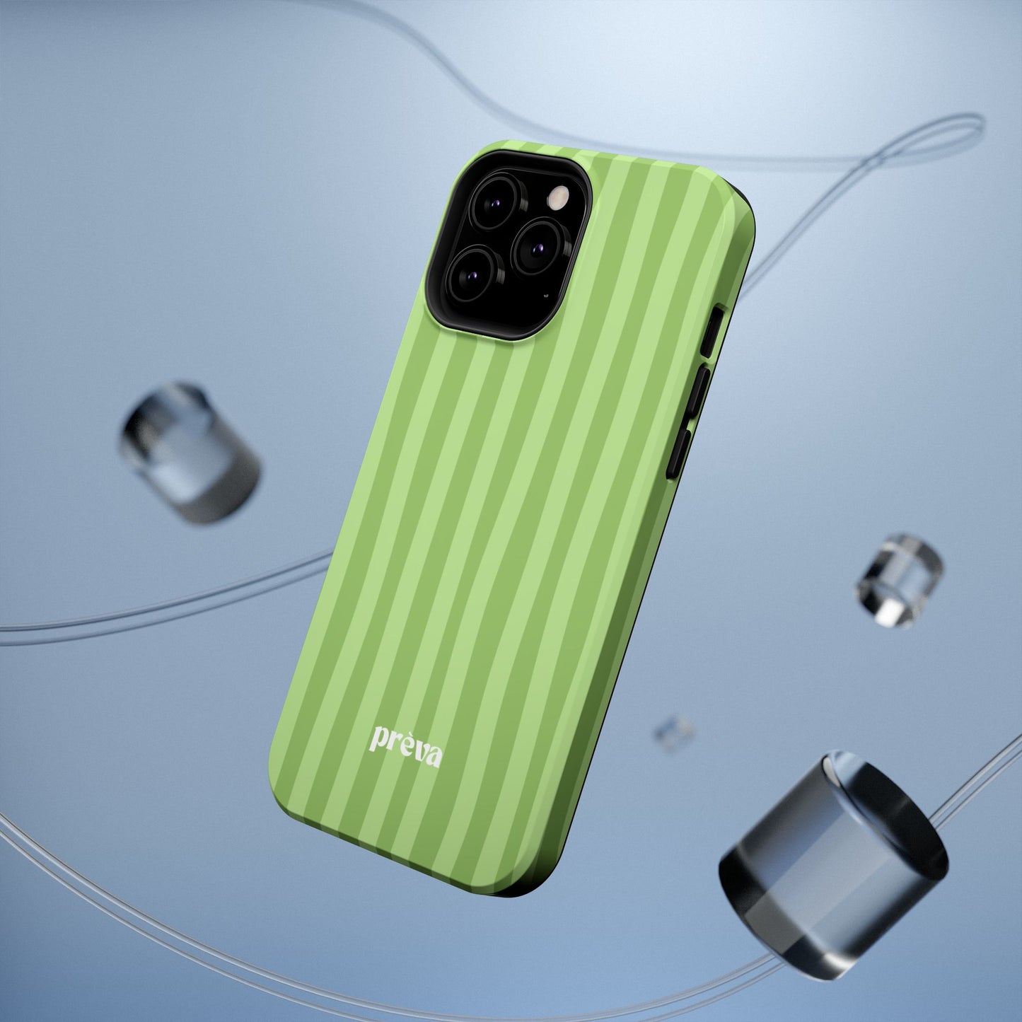 Light Green Stripes Phone Case