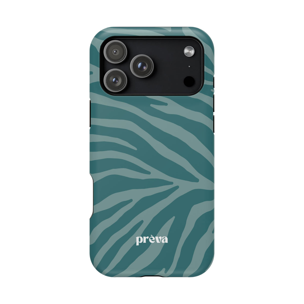 Teal Zebra Phone Case