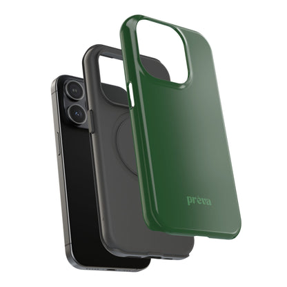 Impact-Resistant Phone Case — Forest Green Slim Armor