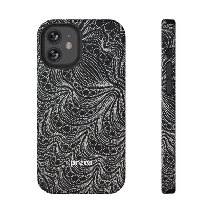 Abstract Midnight Lace Phone Case