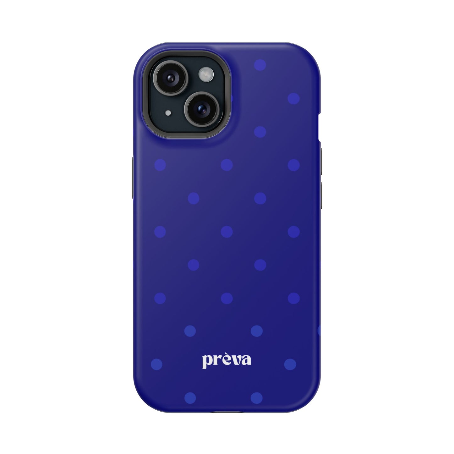 Dark Blue Polka Dots Phone Case
