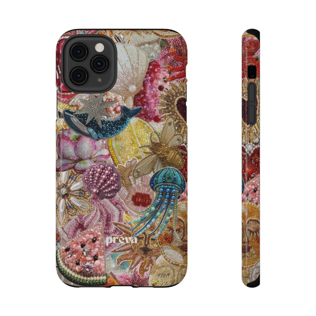 Floral Sea Collage Phone Case